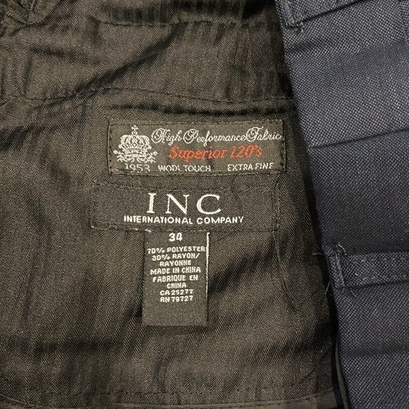 INC Suit Vest & Pant - Picture 3 of 4